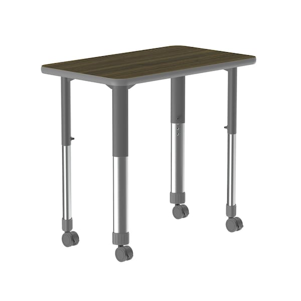 TFL Collaborative Desk - Casters - Rec